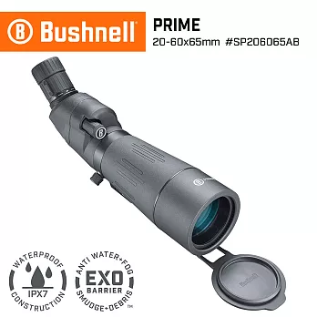【美國 Bushnell 倍視能】Prime 先鋒系列 20-60x65mm 專業級賞鳥型單筒望遠鏡 傾角型 SP206065AB (公司貨)