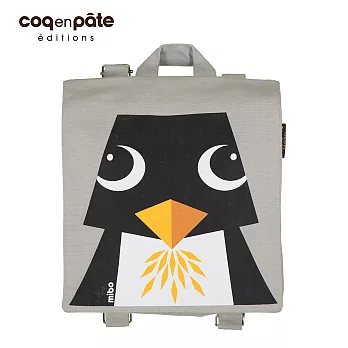 COQENPATE 法國有機棉無毒環保布包 - 小童寶包幫- 企鵝