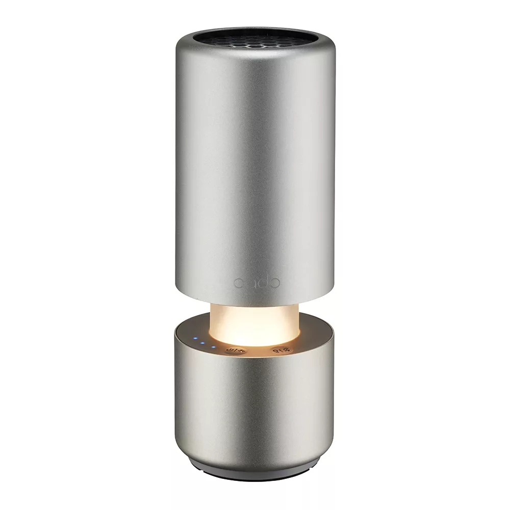 日本【cado】Leaf-portable (MP-C30) 攜帶式 空氣清淨機(公司貨)-白鑽銀