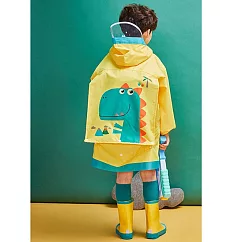 韓國lemonkid 牛津布造型雨衣─ XL 黃色恐龍