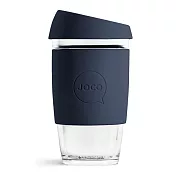 澳洲JOCO啾口玻璃隨行咖啡杯16oz|473ml-mood indigo