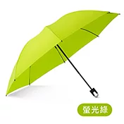 DF 生活趣館 - 雙龍牌收的妙掛勾自動折傘-共6色螢光綠