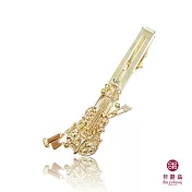 BILLY KING 貝麗晶 【樂器系列-75】(BK175) 小提琴+弦領帶夾 (金色)