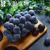 【永齡選物】尊爵巨峰葡萄禮盒1.5kg±10%(約3入/盒)