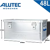 德國ALUTEC-輕量化鋁箱 工具收納 露營收納-48L