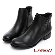 【LA NEW】低跟淑女短靴(女2260489)22.5cm黑
