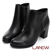 【LA NEW】知性簡約淑女短靴(女2260488)22.5cm黑