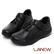 【LA NEW】漫步超氣墊休閒健走鞋(男2260156)25cm黑色