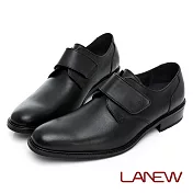 【LA NEW】經典款黏帶式紳士鞋(男2260394)24.5cm黑