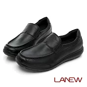 【LA NEW】優纖淨抑菌樂福鞋休閒鞋(男2260164)25cm黑