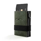 NIID SLIDE2 Vegan Mini Wallet 防盜刷素皮革科技皮 暗綠