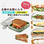 【DR.Story】日本設計專業包覆式三明治早餐收納盒 White