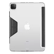 JTL / JTLEGEND iPad Pro 2020 Amos 11吋 相機快取多角度折疊布紋皮套(磁扣版-無筆槽) 石墨黑