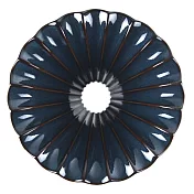 KOYO美濃燒摺摺花瓣陶瓷濾杯02 - 藍