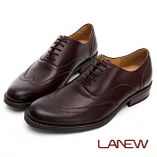 【LA NEW】經典款 紳士鞋 牛津鞋(男2260386) 24.5cm 咖