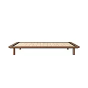 [MUJI無印良品]胡桃木組合床台/平板式床板 /D/雙人