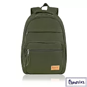 【OMNIA】輕旅行大容量收納款筆電後背包- 橄欖綠