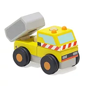 【Mentari 木製玩具】立體積木工程水泥車(嬰幼兒教育)