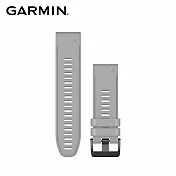 GARMIN QuickFit 26mm 矽膠錶帶 灰色矽膠錶帶