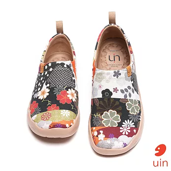 【Uin】西班牙原創設計-大和繡彩繪休閒女鞋W9101006 US5 大和繡