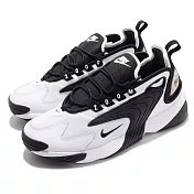 Nike 休閒鞋 Zoom 2K 氣墊 運動 女鞋 AO0354-100 23cm WHITE/BLACK