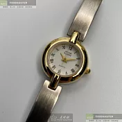 ANNE KLEIN安妮克萊恩精品錶,編號：AN00640,20mm圓形銀精鋼錶殼白色錶盤精鋼銀色錶帶