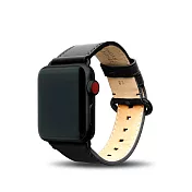 Alto Apple Watch 皮革錶帶 38/40mm - 渡鴉黑
