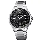 CITIZEN Xc 輕量率性光動能經典腕錶(銀黑)