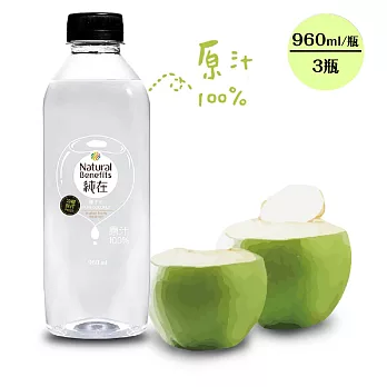 【純在】椰子汁x3瓶(960ml/瓶)