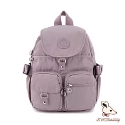 B.S.D.S冰山袋鼠 - 時光旅人 - 知性加大款附插袋後背包【B0015-PR】  淡紫色