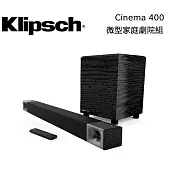 美國 Klipsch 古力奇 Cinema 400 2.1聲道 無線超低音聲霸 家庭劇院組 台灣公司貨 黑色