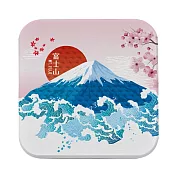 硅藻土杯墊 浮世繪方形 10*10cm 靜岡富士山【受託代銷】