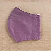 【和諧生活有機棉】有機棉兩用紗織口罩 -深紫