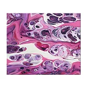 樂兒學 獨一無二DIY藝術壓克力流動畫(顏料x4+畫布25x30cm) 永恆紫