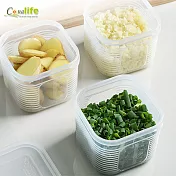 [Conalife]食物佐料副食品可微波刻度保鮮盒 - 1組