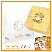 STORY故事銀飾-白爛貓五週年歡樂派對-999純銀精裝紀念幣