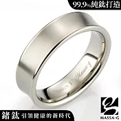 MASSA-G DECO系列 Double Ring【Sware】 鈦金男戒 美規7號