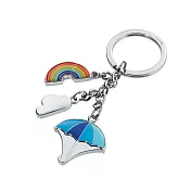 [TROIKA] 雨天的彩虹天氣鑰匙圈