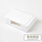 【DR.Story】防水插座收納盒 無印純白