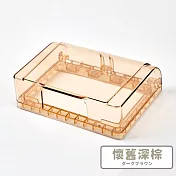 【DR.Story】防水插座收納盒 懷舊深棕