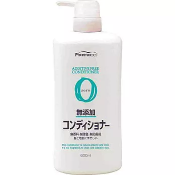 日本【 熊野油脂】 KUM無添加潤絲精-壓取式600ml