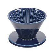CAFEDE KONA 波佐見燒 HASAMI 時光陶瓷濾杯01-五色可選 藍