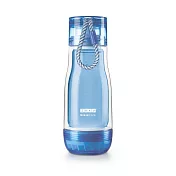 ZOKU繽紛玻璃雙層隨身瓶(355ml) 藍色