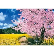 【台製拼圖】HM100-273 浪漫風景-櫻花與向日葵 (1000片)