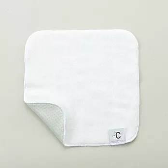 【100percent】Minus Degree 素色涼感手巾 - 白色