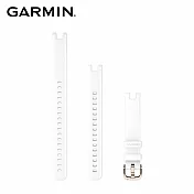GARMIN Lily 替換錶帶 矽膠款 白色矽膠錶帶奶油金錶扣
