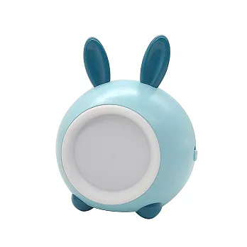 可愛動物充電LED觸碰小夜燈(1入) 藍色兔