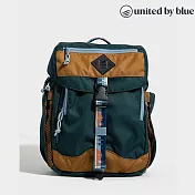 United by blue 814-055 9L Sidekick 防潑水後背包 / 城市綠洲 (旅遊、防潑水、背包、休閒、旅行) 深綠+駝色