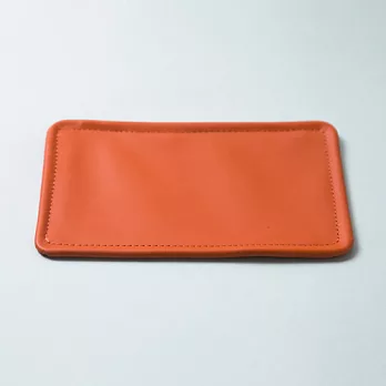 【100percent】Flex Leather Tray 牛皮變形置物托盤 -  橘色