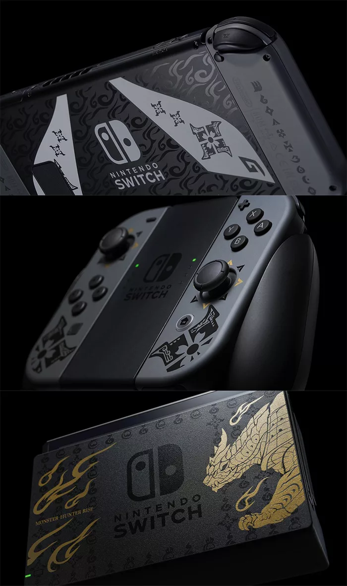 博客來 現貨供應 Switch 魔物獵人崛起同捆組 特仕款主機電量加強版 內含遊戲 周邊必備大全配